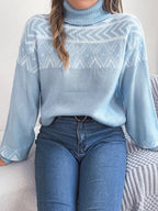 Turtleneck Dropped Shoulder Sweater | Sweaters Sweater from PHUNKYN