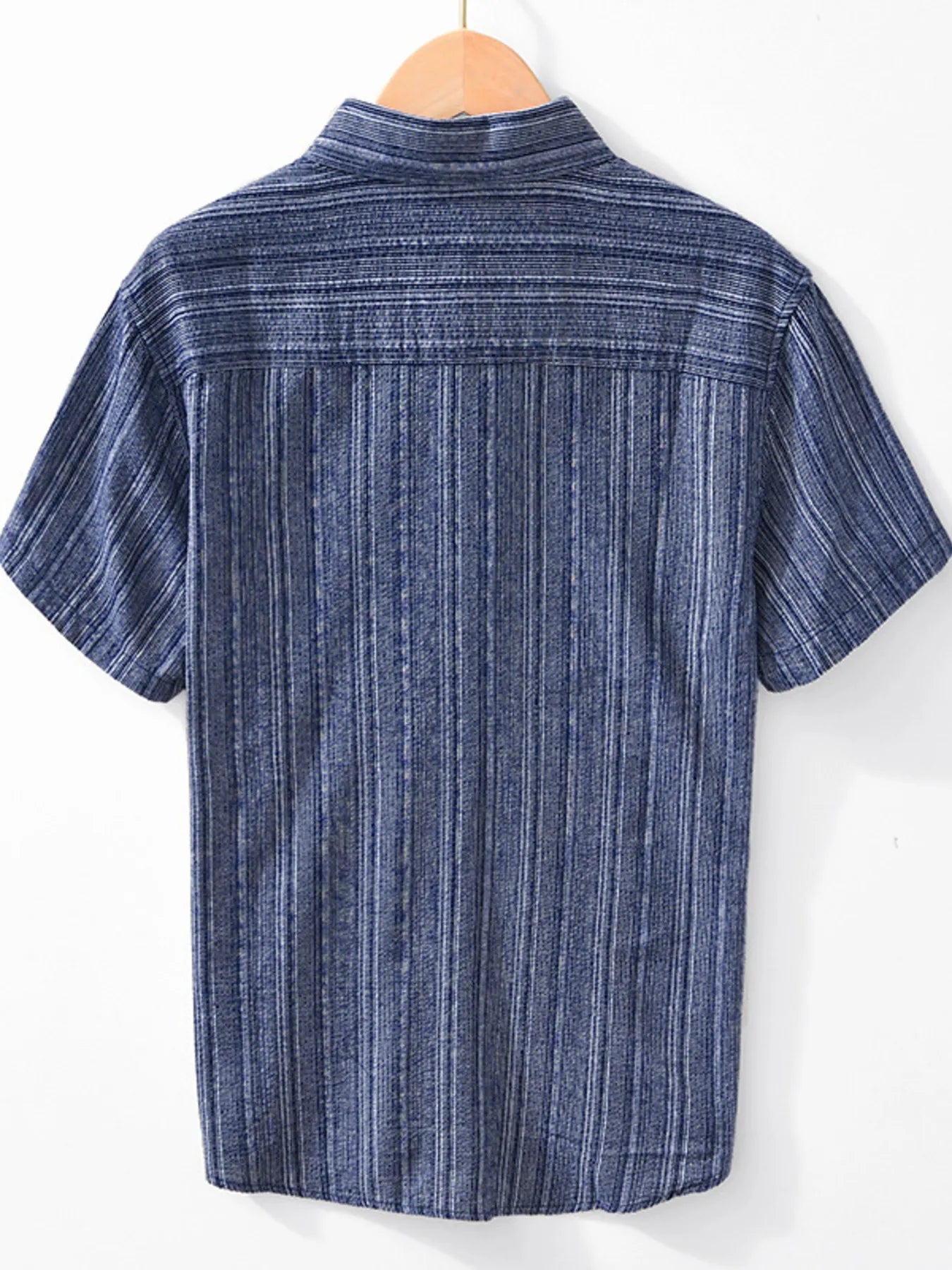 Men's Striped Collared Neck Short Sleeve Shirt | Shirts Shirts from PHUNKYN