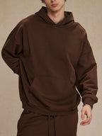 Men's Oversized Long Sleeve Hoodie with Kangaroo Pocket | Hoodies Hoodie from PHUNKYN