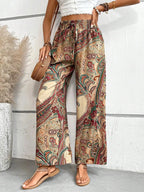 Printed Wide Leg Pants | Trousers Trousers from PHUNKYN