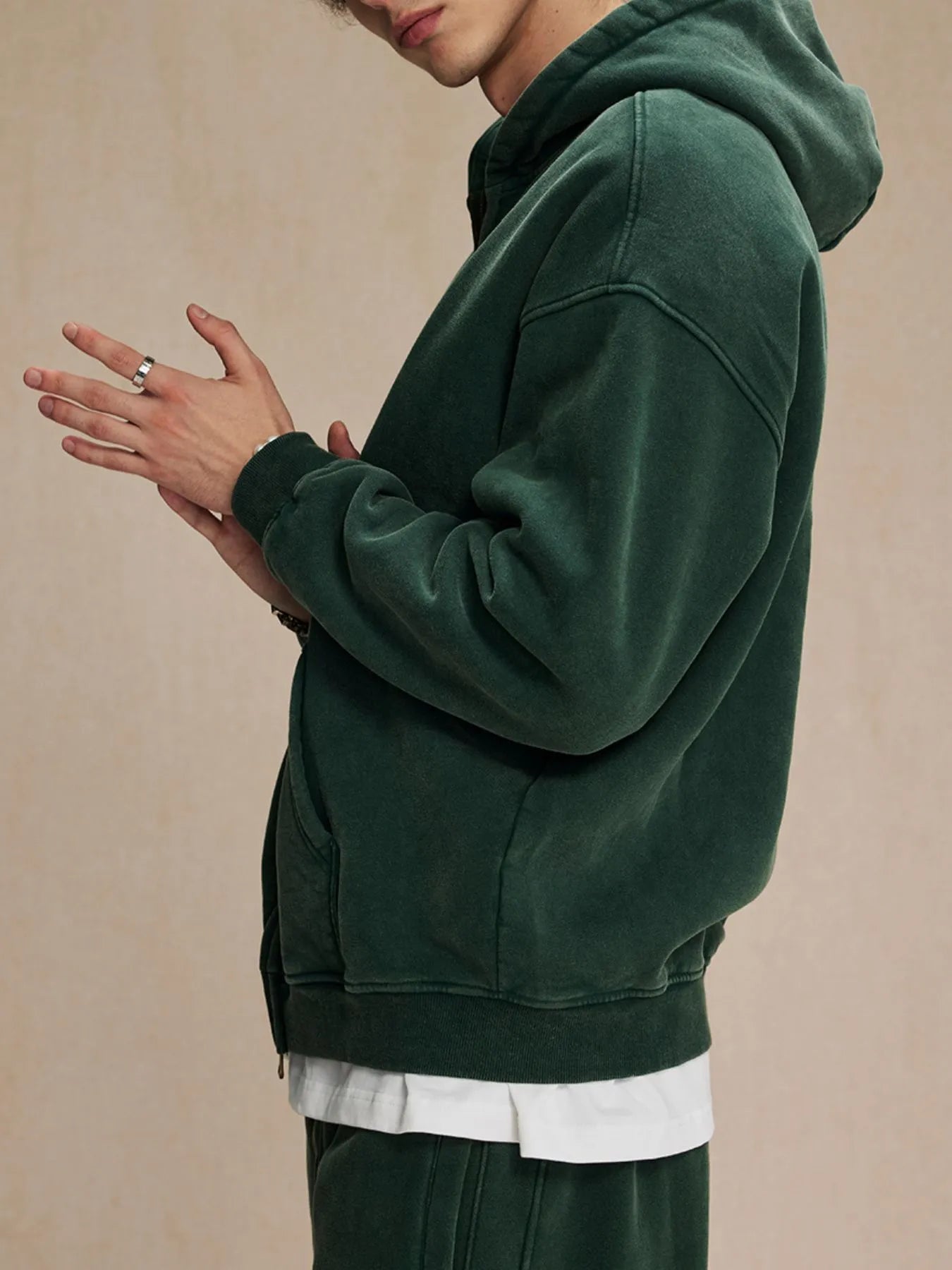 Men's Zip Up Long Sleeve Hoodie | Hoodies Hoodie from PHUNKYN