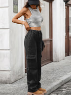 High-Waisted Cargo Jeans | Jeans Cargo Jeans from PHUNKYN