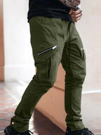 Men's Plus Size Pants with Cargo Pockets | Cargo Pants Cargo Pants from PHUNKYN
