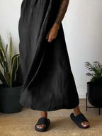 Ruched Cami Maxi Dress with Pockets | Dresses Maxi Dress from PHUNKYN