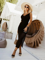 Lace Up Sleeveless Sweater Dress | Dresses Sweater Dress from PHUNKYN