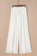 Flowy Wide Leg Pants with Drawstring Waist | Trousers Wide Leg Pants from PHUNKYN