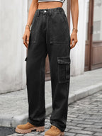 High-Waisted Cargo Jeans | Jeans Cargo Jeans from PHUNKYN