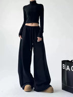 Oversized Wide Leg Drawstring Pants | Trousers Oversized Wide Leg Pants from PHUNKYN