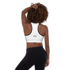 PHUNKYN Padded Sports Bra (White) | Sports Bras Sports Bra from PHUNKYN