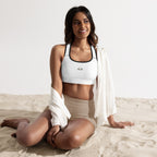 PHUNKYN Padded Sports Bra (White) | Sports Bras Sports Bra from PHUNKYN