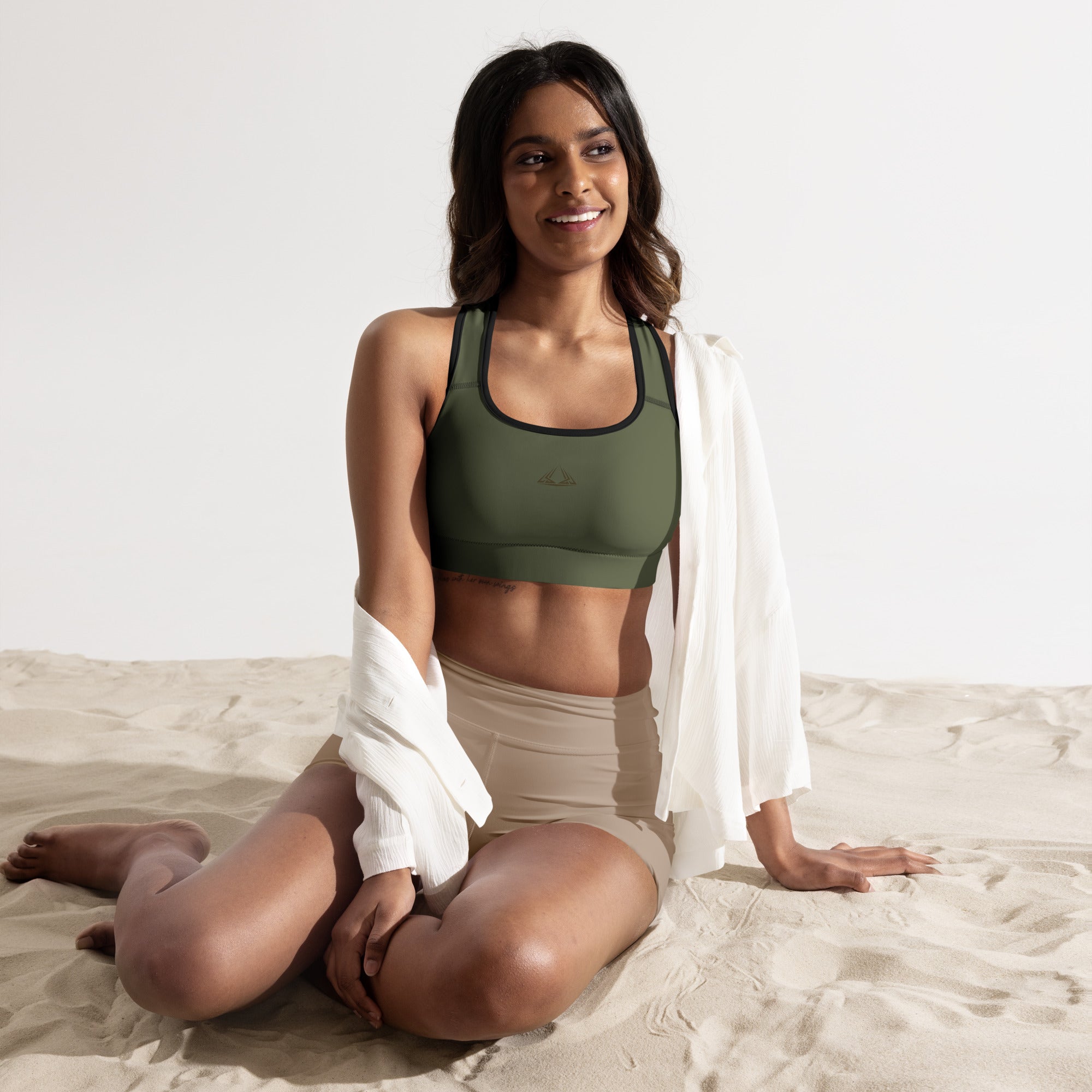 PHUNKYN Padded Sports Bra (Saratoga Green) | Sports Bras Sports Bra from PHUNKYN