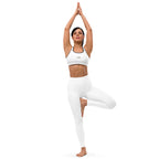 PHUNKYN Padded Sports Bra (White) | Sports Bras Sports Bra from PHUNKYN