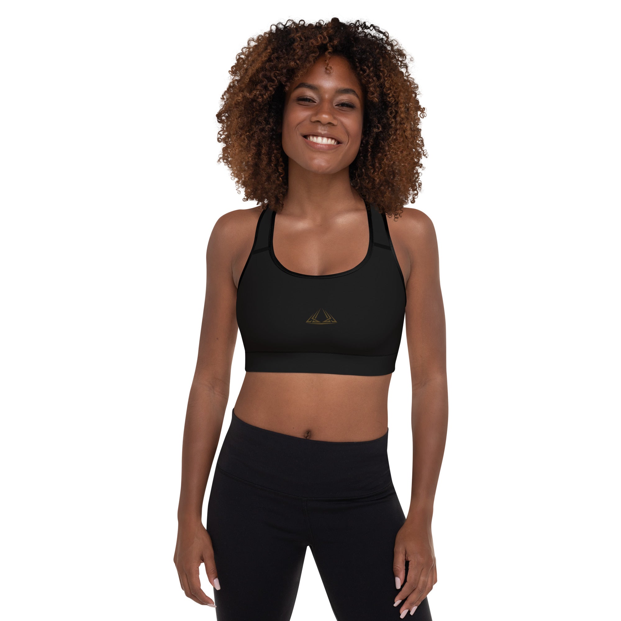 PHUNKYN Padded Sports Bra (Black) | Sports Bras Sports Bra from PHUNKYN