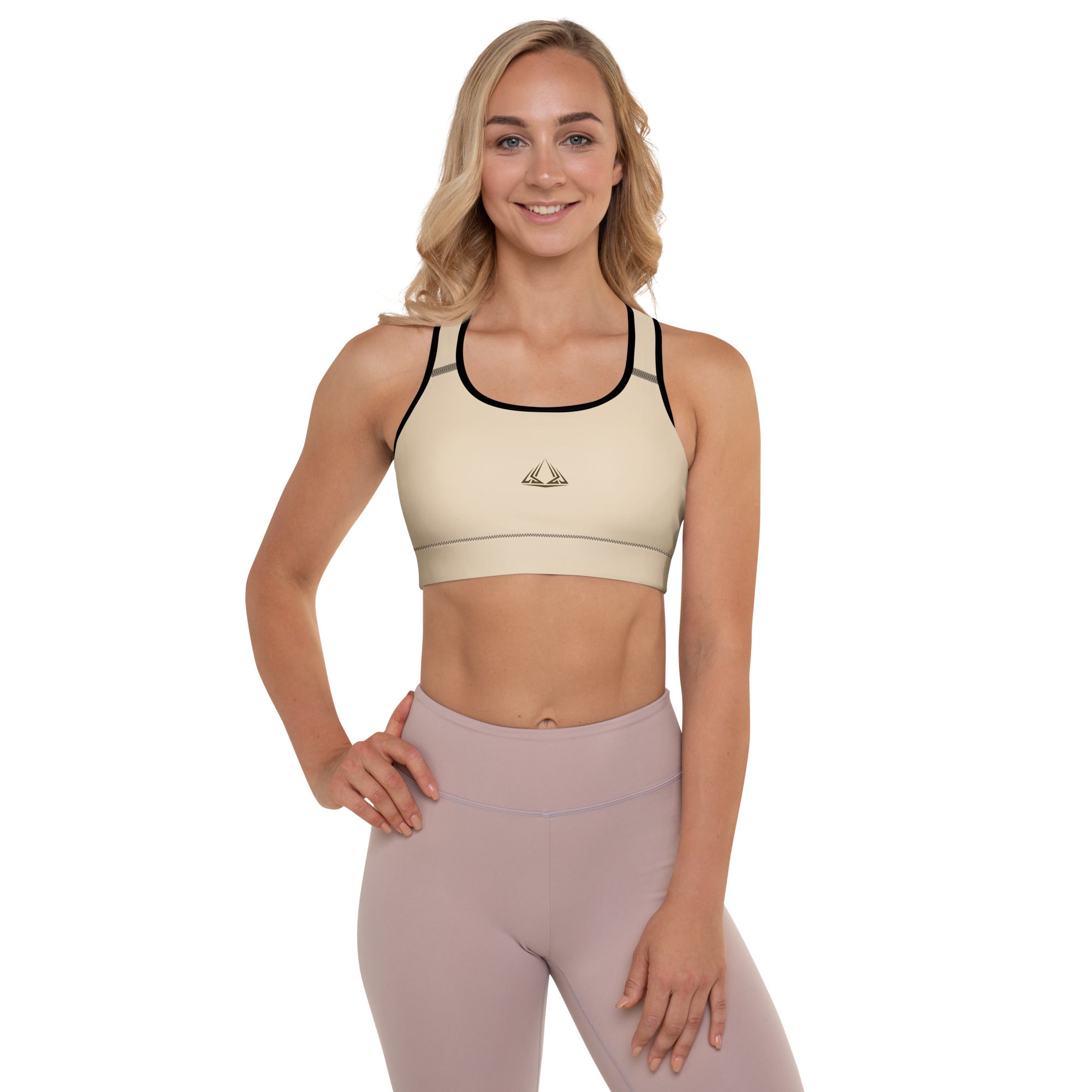 PHUNKYN Padded Sports Bra (Champagne) | Sports Bras Sports Bra from PHUNKYN