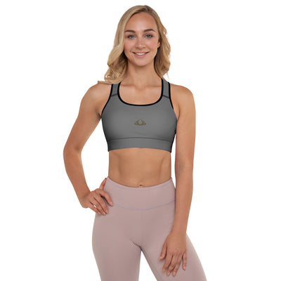 PHUNKYN Padded Sports Bra (Grey) | Sports Bras Sports Bra from PHUNKYN