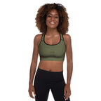 PHUNKYN Padded Sports Bra (Saratoga Green) | Sports Bras Sports Bra from PHUNKYN