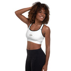PHUNKYN Padded Sports Bra (White) | Sports Bras Sports Bra from PHUNKYN