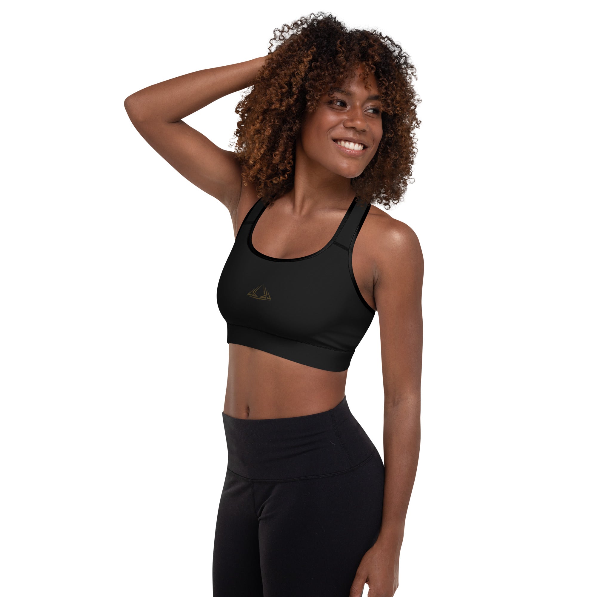 PHUNKYN Padded Sports Bra (Black) | Sports Bras Sports Bra from PHUNKYN