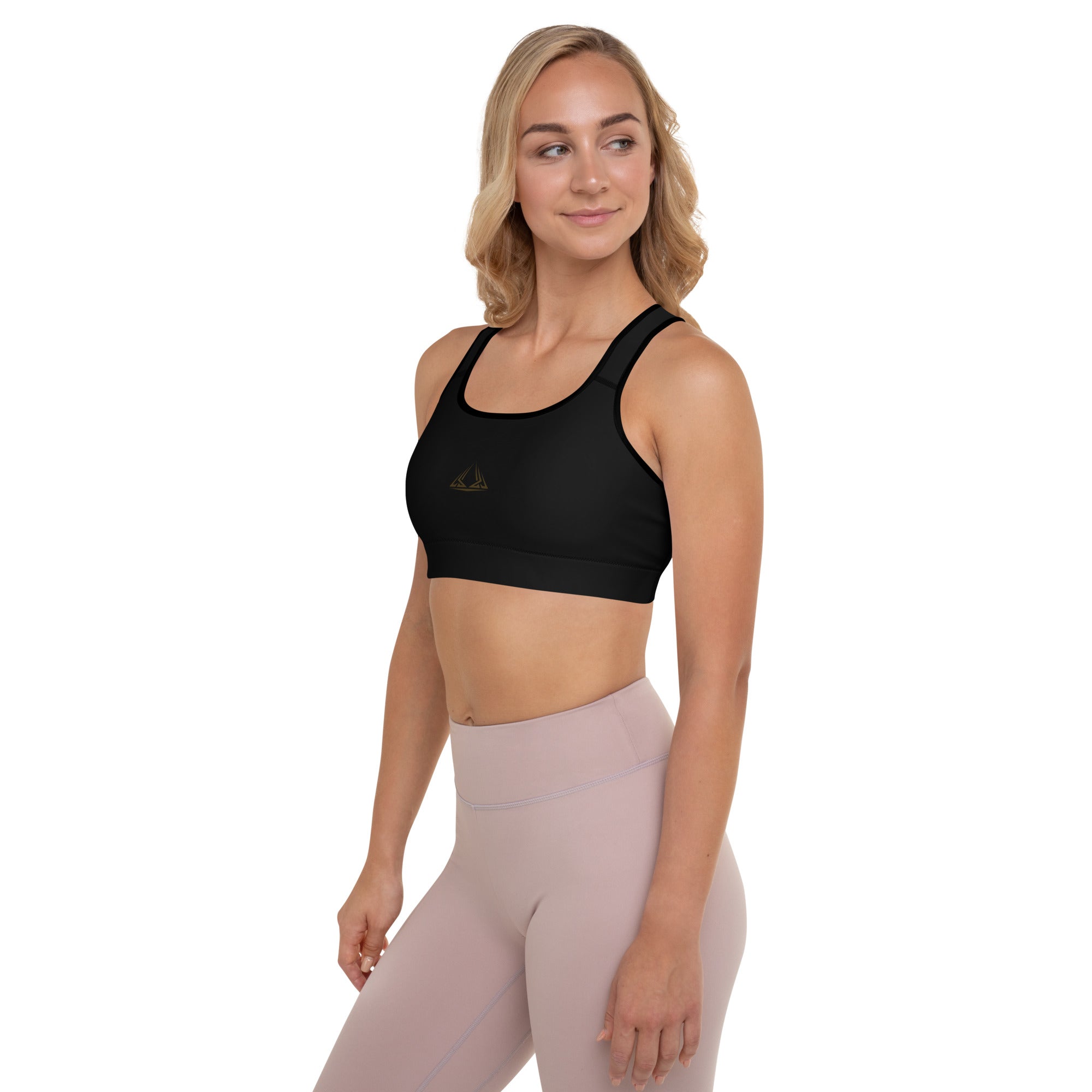 PHUNKYN Padded Sports Bra (Black) | Sports Bras Sports Bra from PHUNKYN