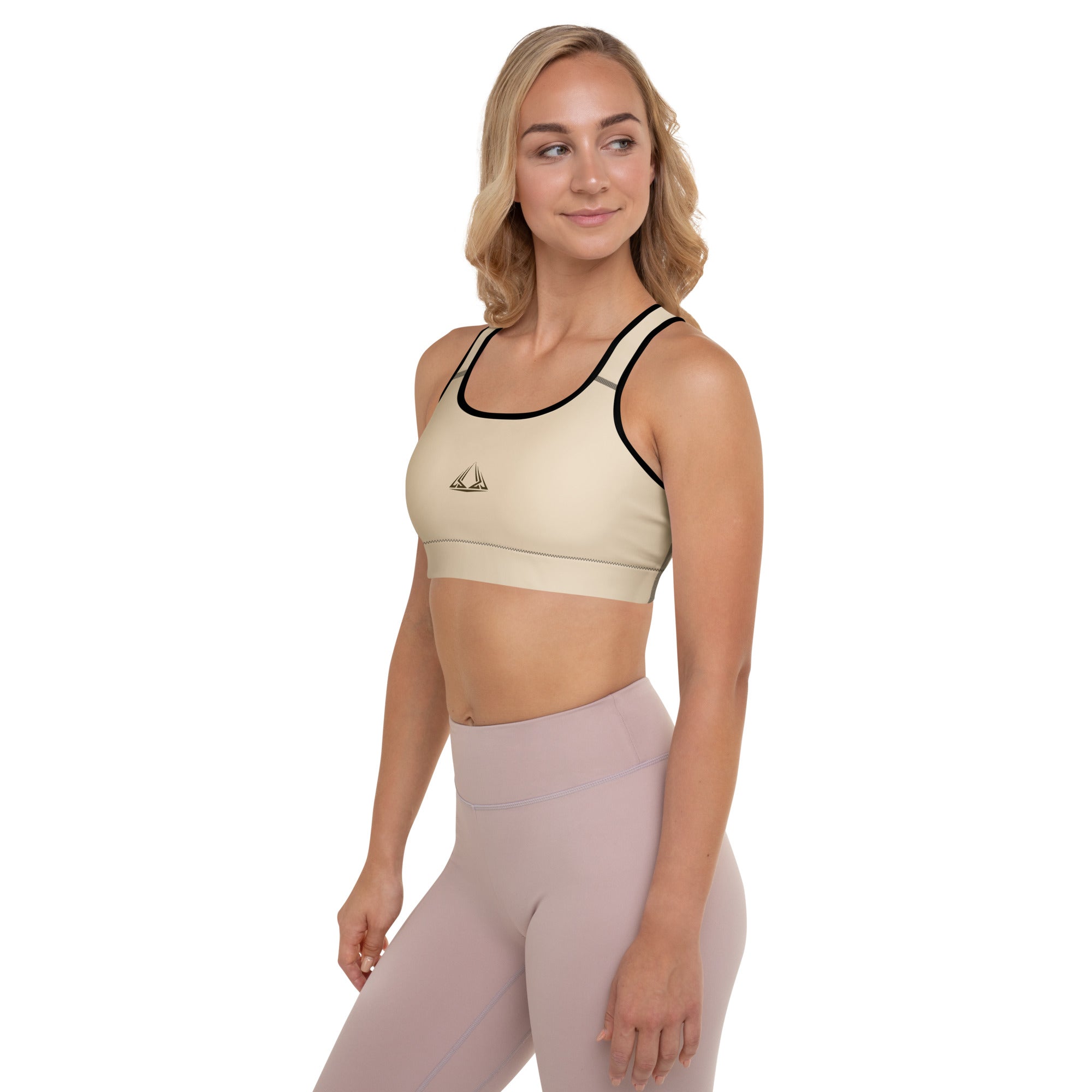 PHUNKYN Padded Sports Bra (Champagne) | Sports Bras Sports Bra from PHUNKYN