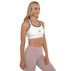 PHUNKYN Padded Sports Bra (White) | Sports Bras Sports Bra from PHUNKYN