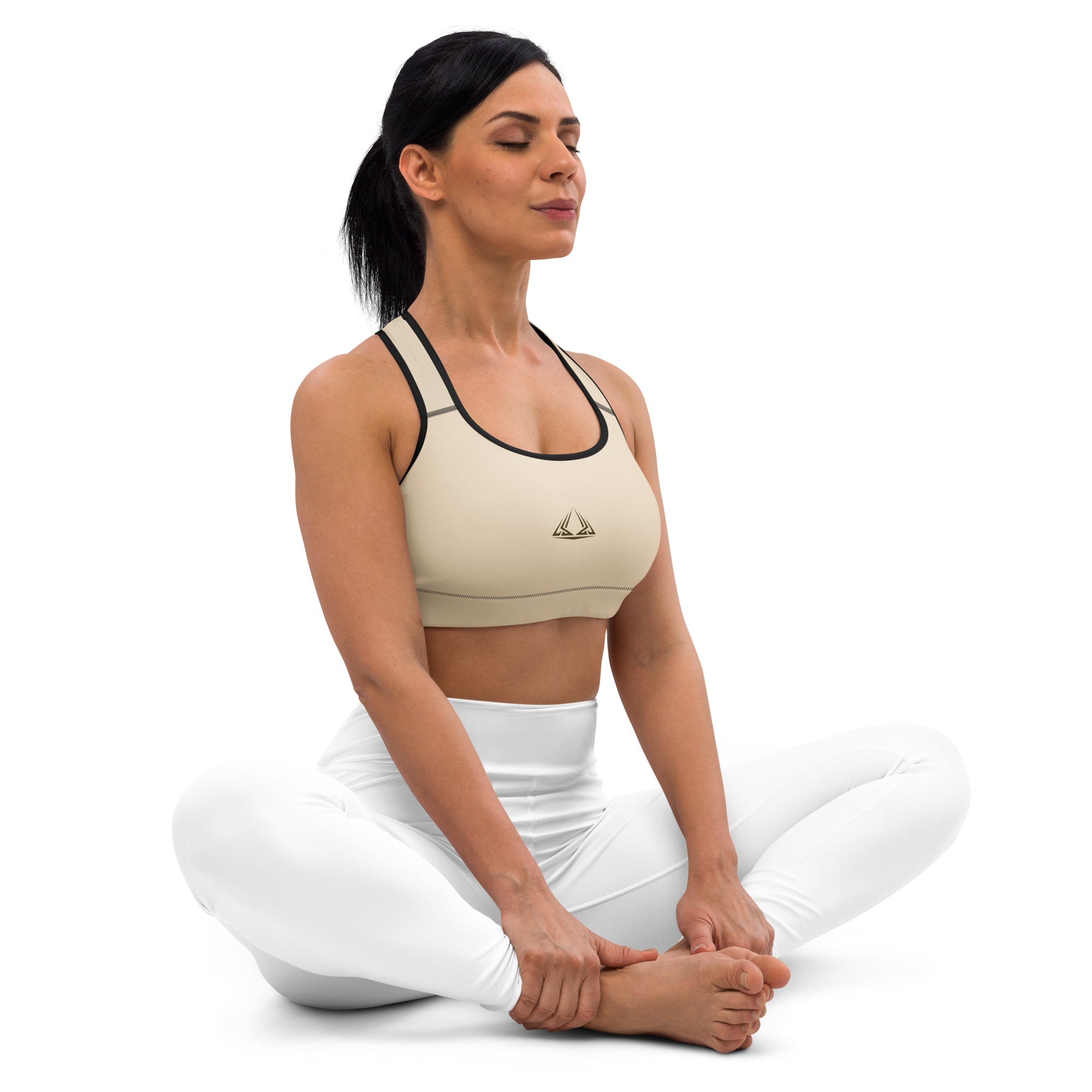 PHUNKYN Padded Sports Bra (Champagne) | Sports Bras Sports Bra from PHUNKYN
