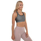 PHUNKYN Padded Sports Bra (Grey) | Sports Bras Sports Bra from PHUNKYN