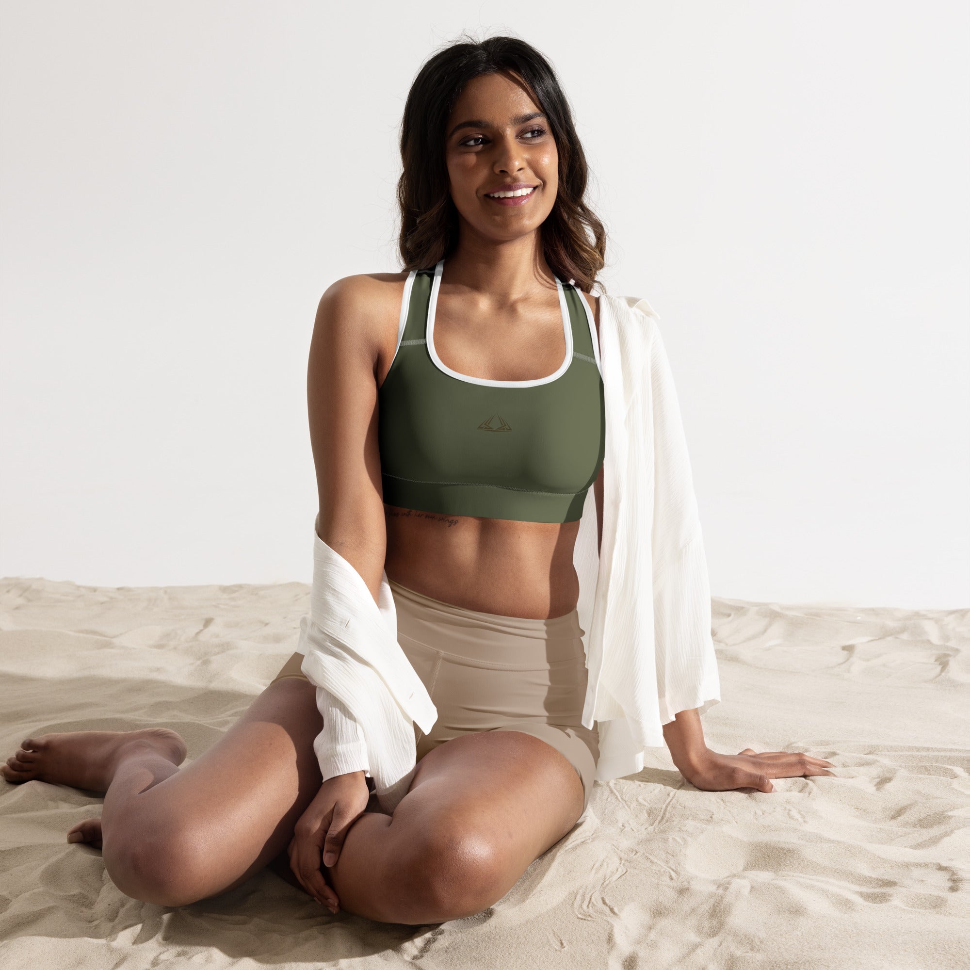 PHUNKYN Padded Sports Bra (Saratoga Green) | Sports Bras Sports Bra from PHUNKYN