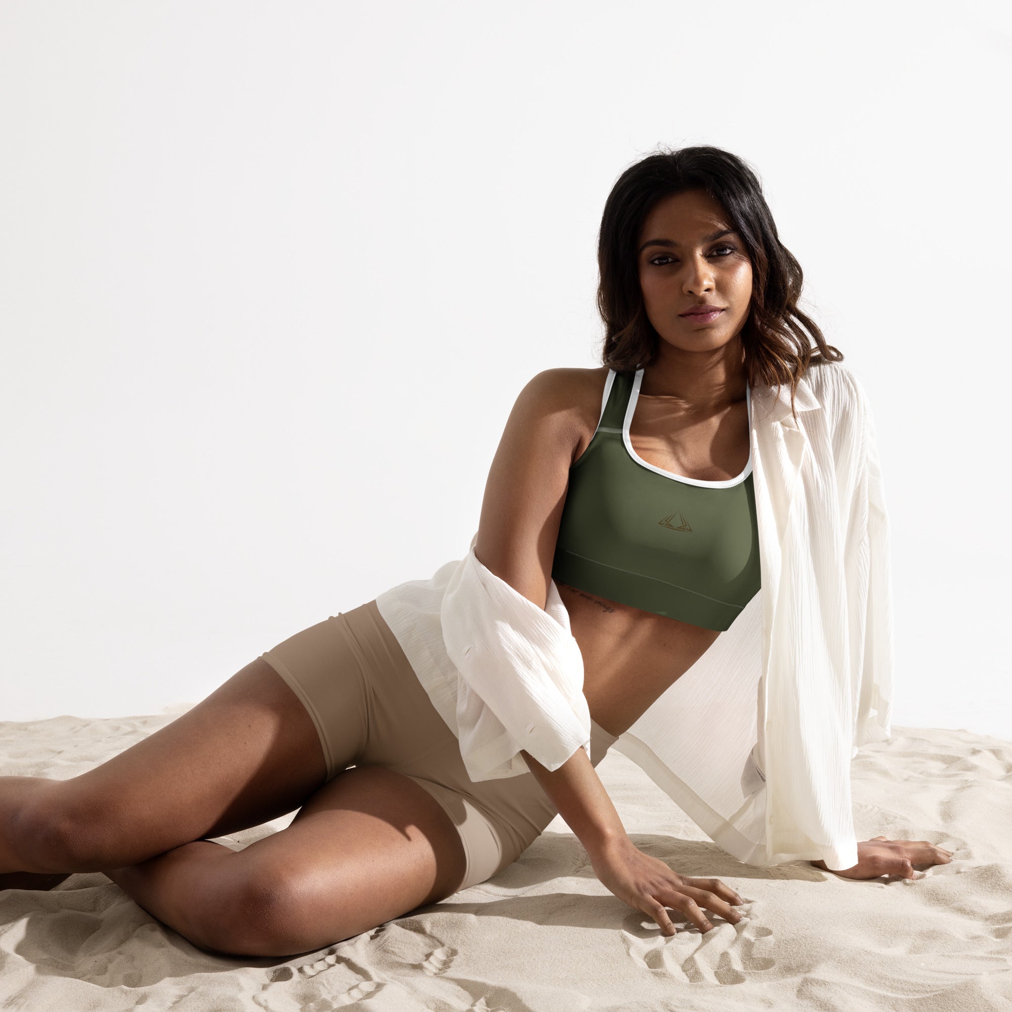 PHUNKYN Padded Sports Bra (Saratoga Green) | Sports Bras Sports Bra from PHUNKYN