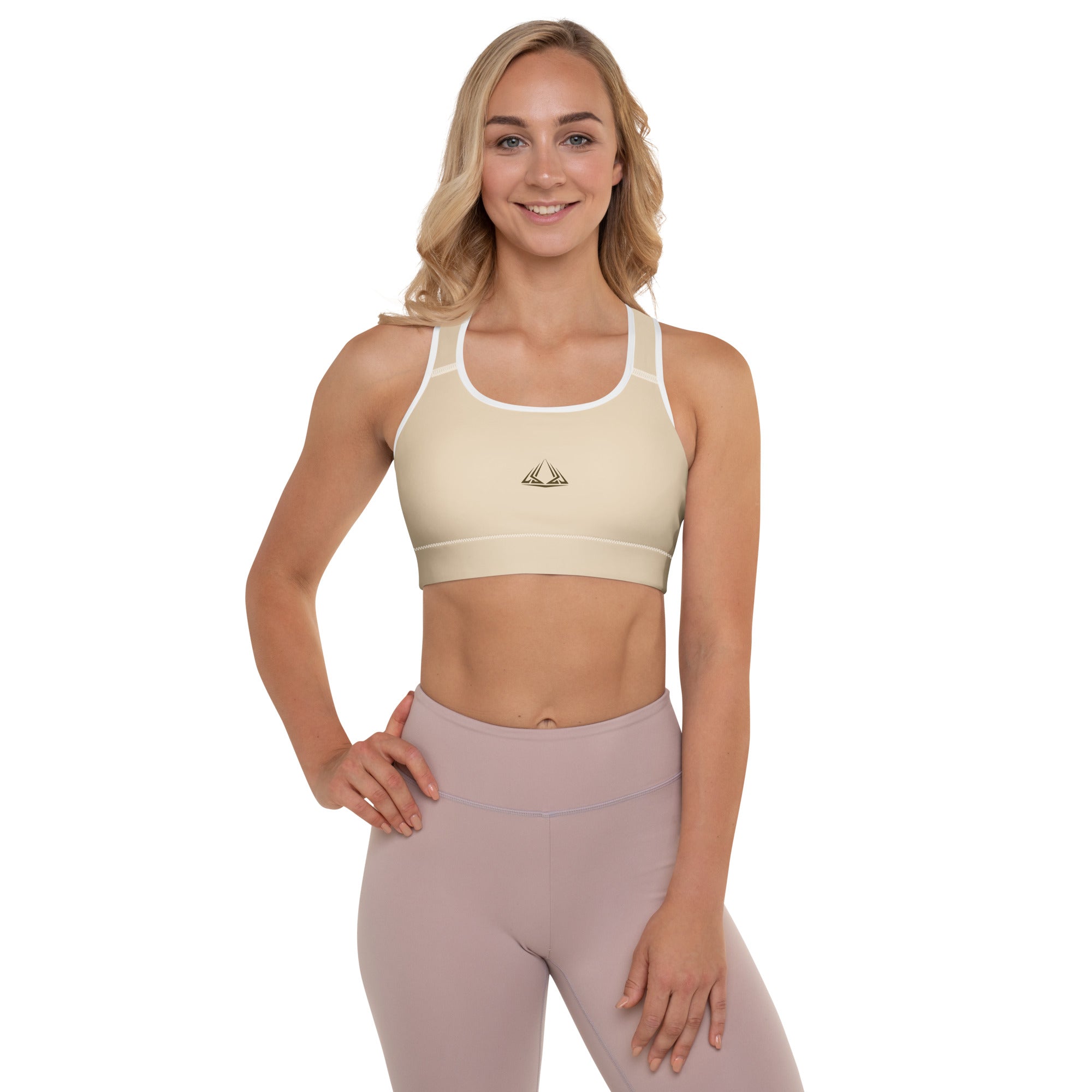 PHUNKYN Padded Sports Bra (Champagne) | Sports Bras Sports Bra from PHUNKYN