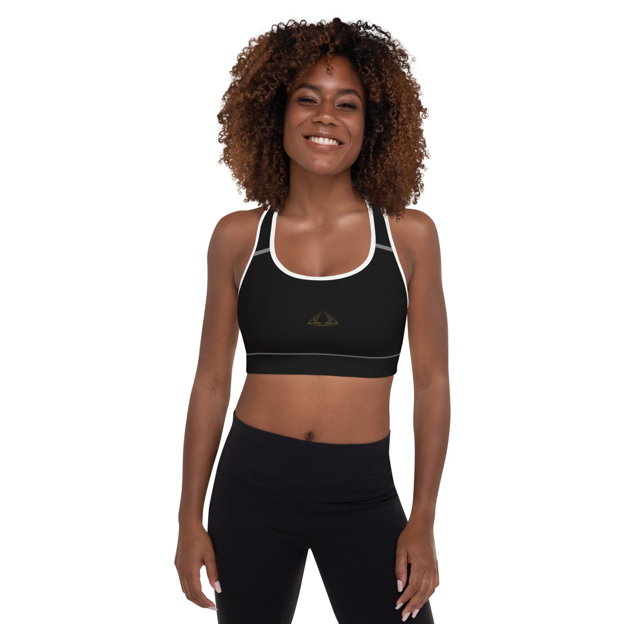 PHUNKYN Padded Sports Bra (Black) | Sports Bras Sports Bra from PHUNKYN
