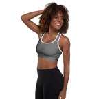 PHUNKYN Padded Sports Bra (Grey) | Sports Bras Sports Bra from PHUNKYN
