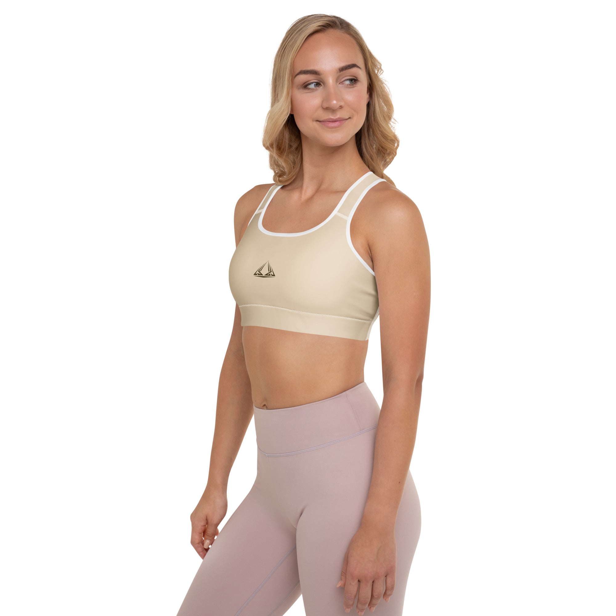PHUNKYN Padded Sports Bra (Champagne) | Sports Bras Sports Bra from PHUNKYN
