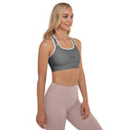 PHUNKYN Padded Sports Bra (Grey) | Sports Bras Sports Bra from PHUNKYN