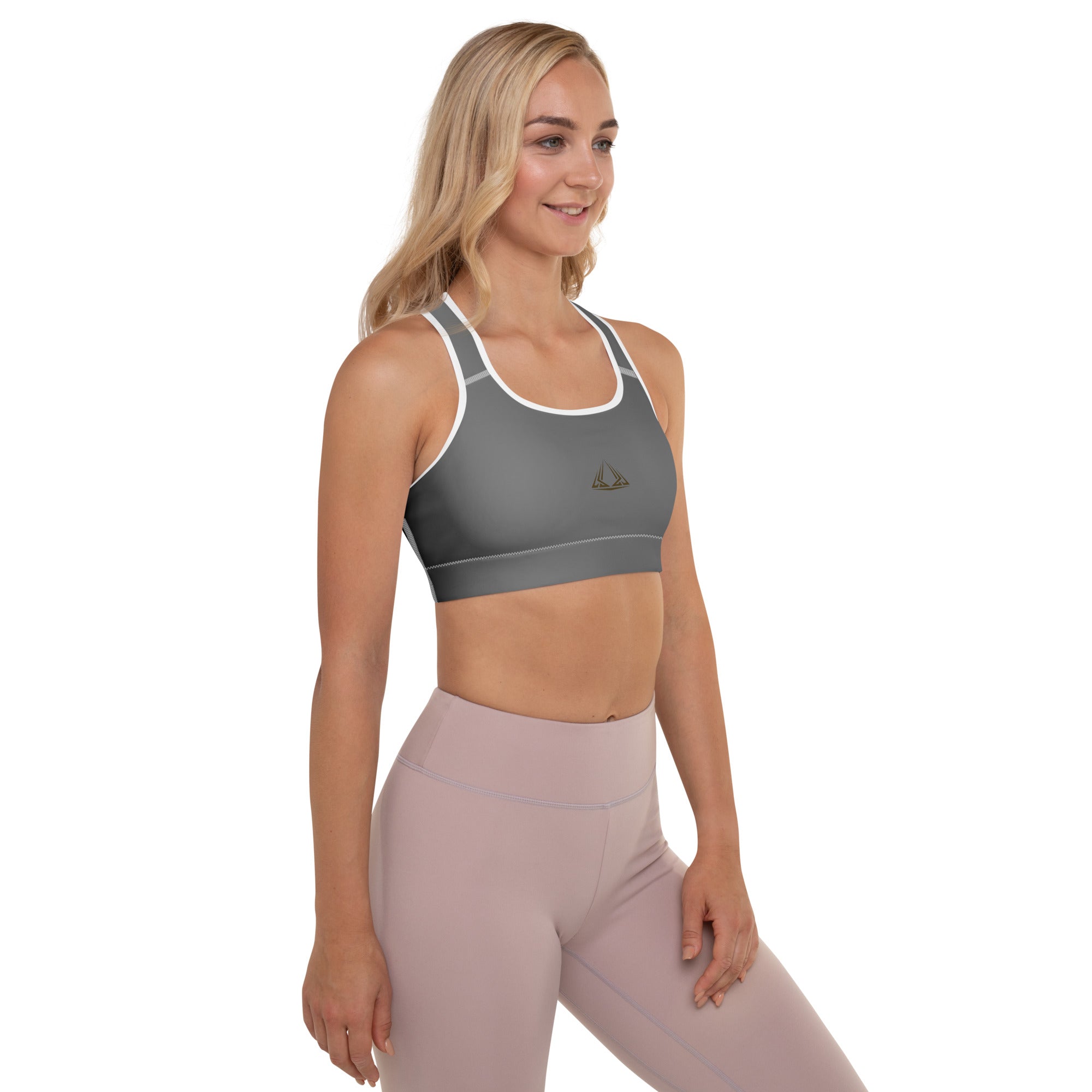 PHUNKYN Padded Sports Bra (Grey) | Sports Bras Sports Bra from PHUNKYN