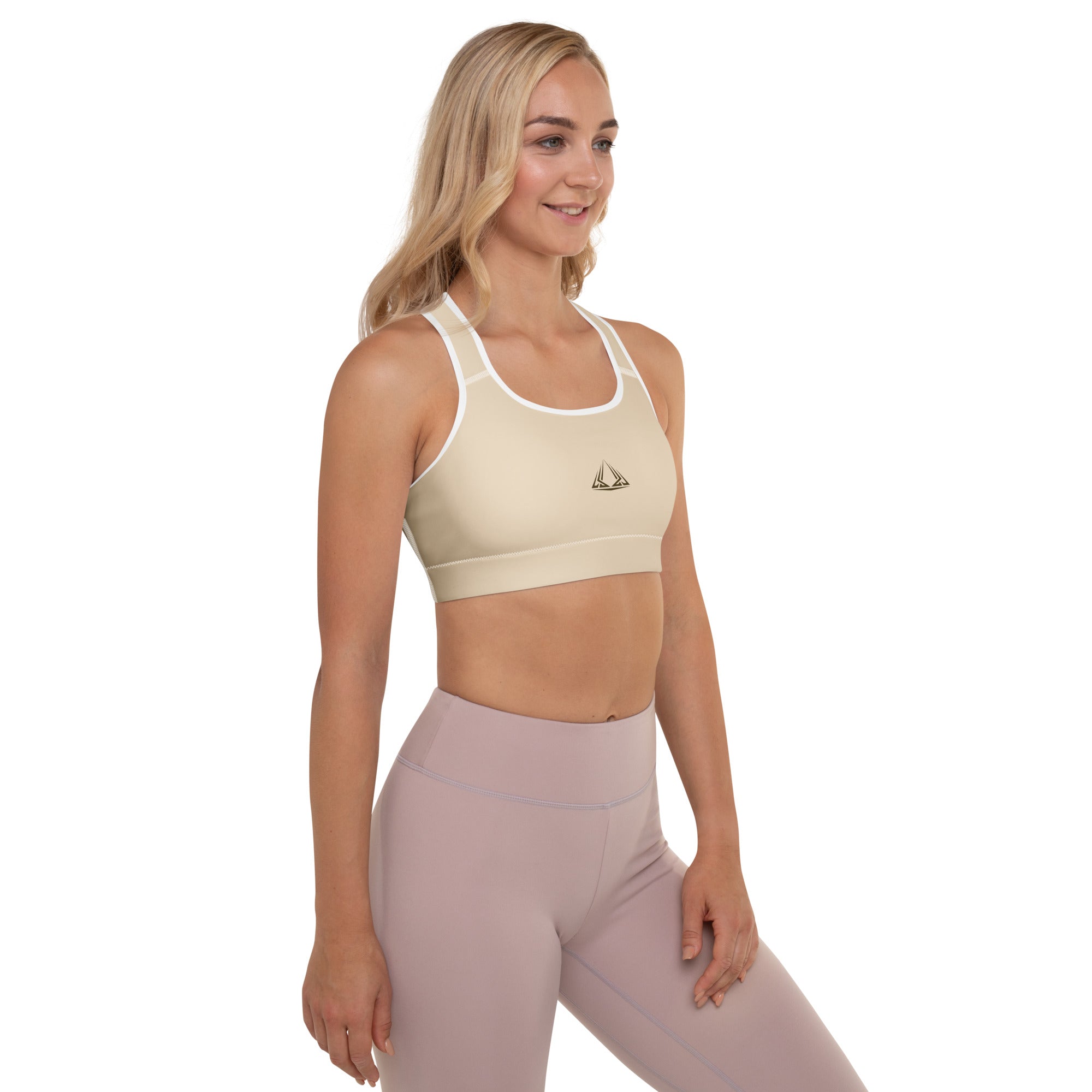 PHUNKYN Padded Sports Bra (Champagne) | Sports Bras Sports Bra from PHUNKYN