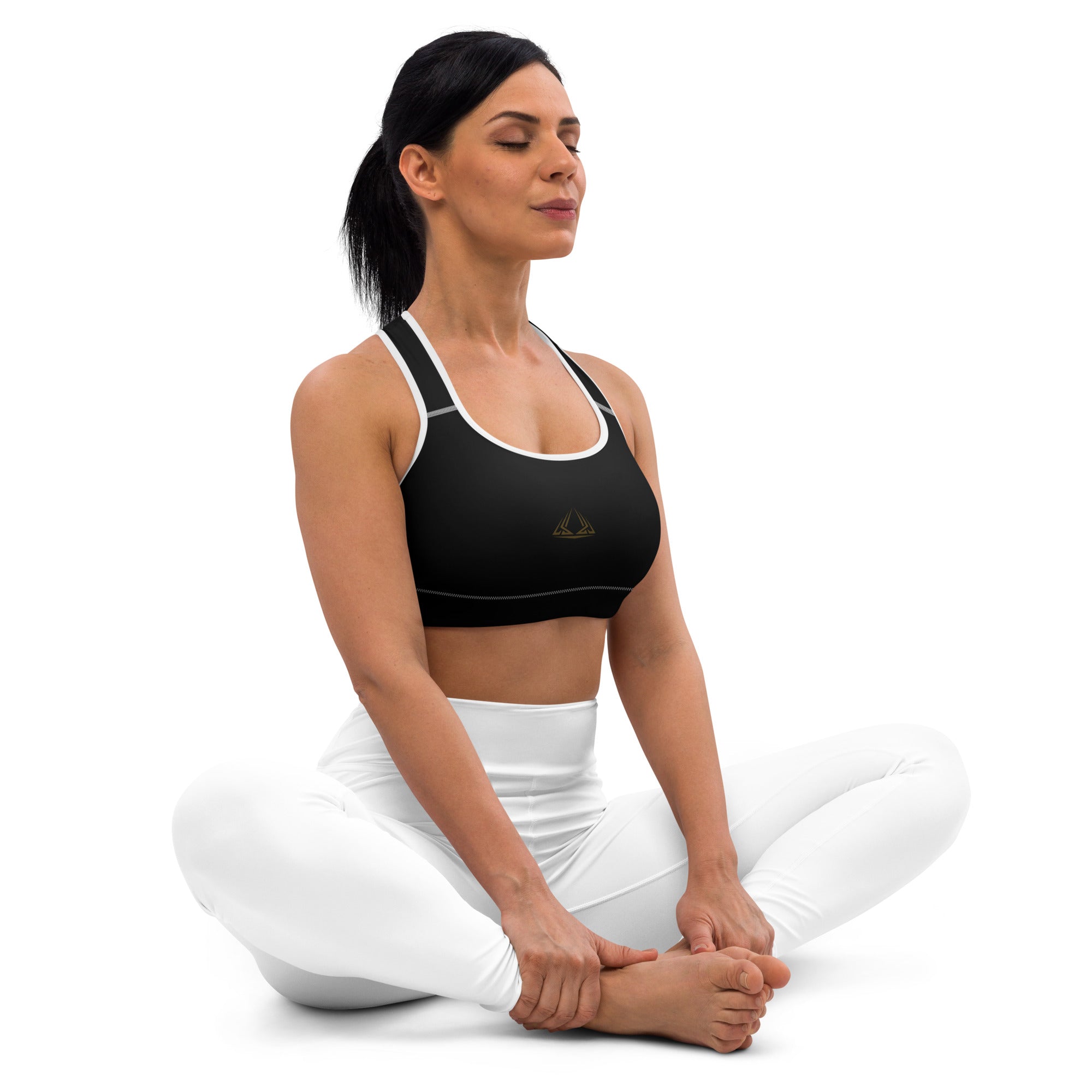 PHUNKYN Padded Sports Bra (Black) | Sports Bras Sports Bra from PHUNKYN