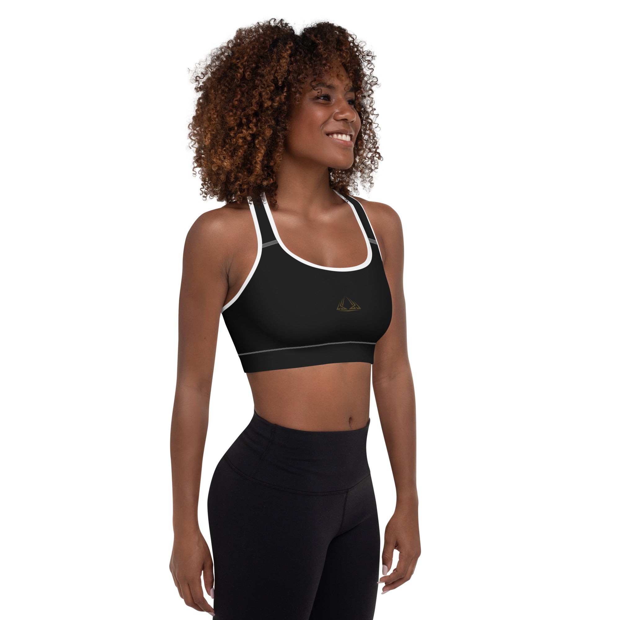PHUNKYN Padded Sports Bra (Black) | Sports Bras Sports Bra from PHUNKYN