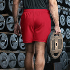 PHUNKYN Athletic Long Shorts (Red) | Shorts Shorts from PHUNKYN