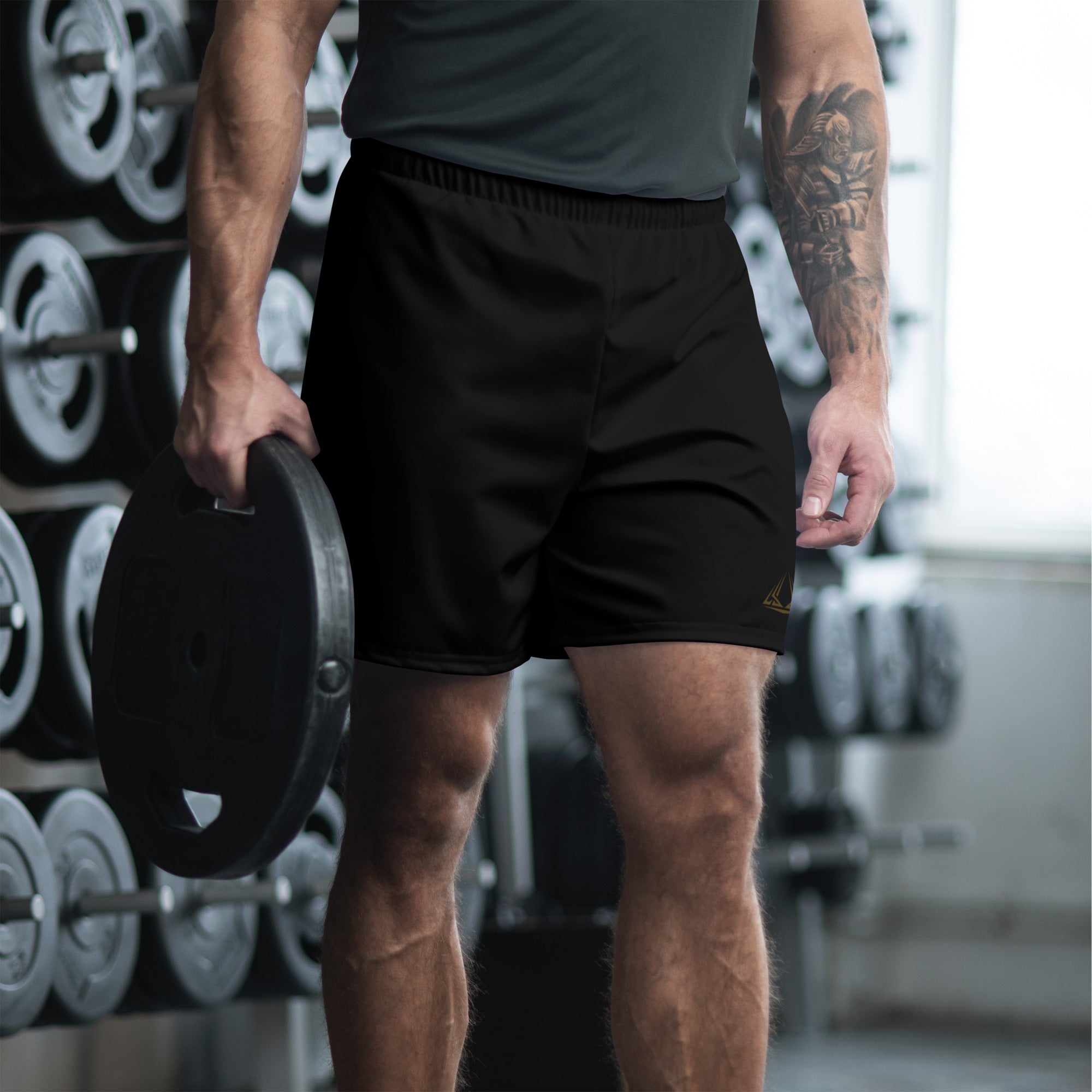 PHUNKYN Athletic Long Shorts (Black) | Shorts Shorts from PHUNKYN