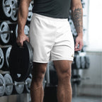 PHUNKYN Athletic Long Shorts (White) | Shorts T-Shirt from PHUNKYN