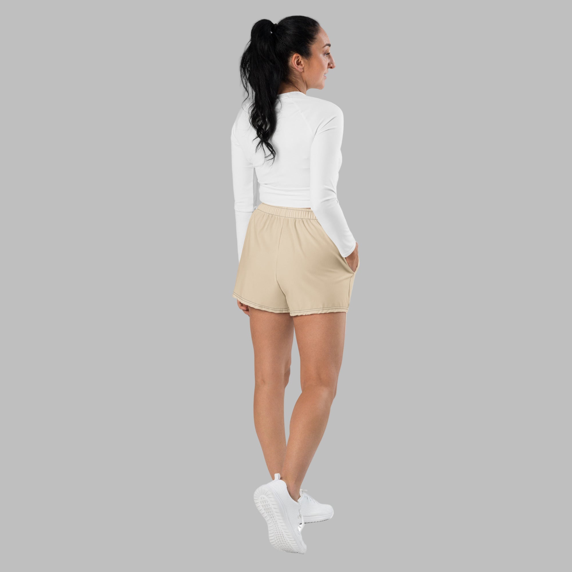 PHUNKYN Athletic Shorts (Champagne) | Shorts from PHUNKYN