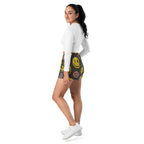 PHUNKYN Distressed Smiley Athletic Shorts | Shorts Shorts from PHUNKYN