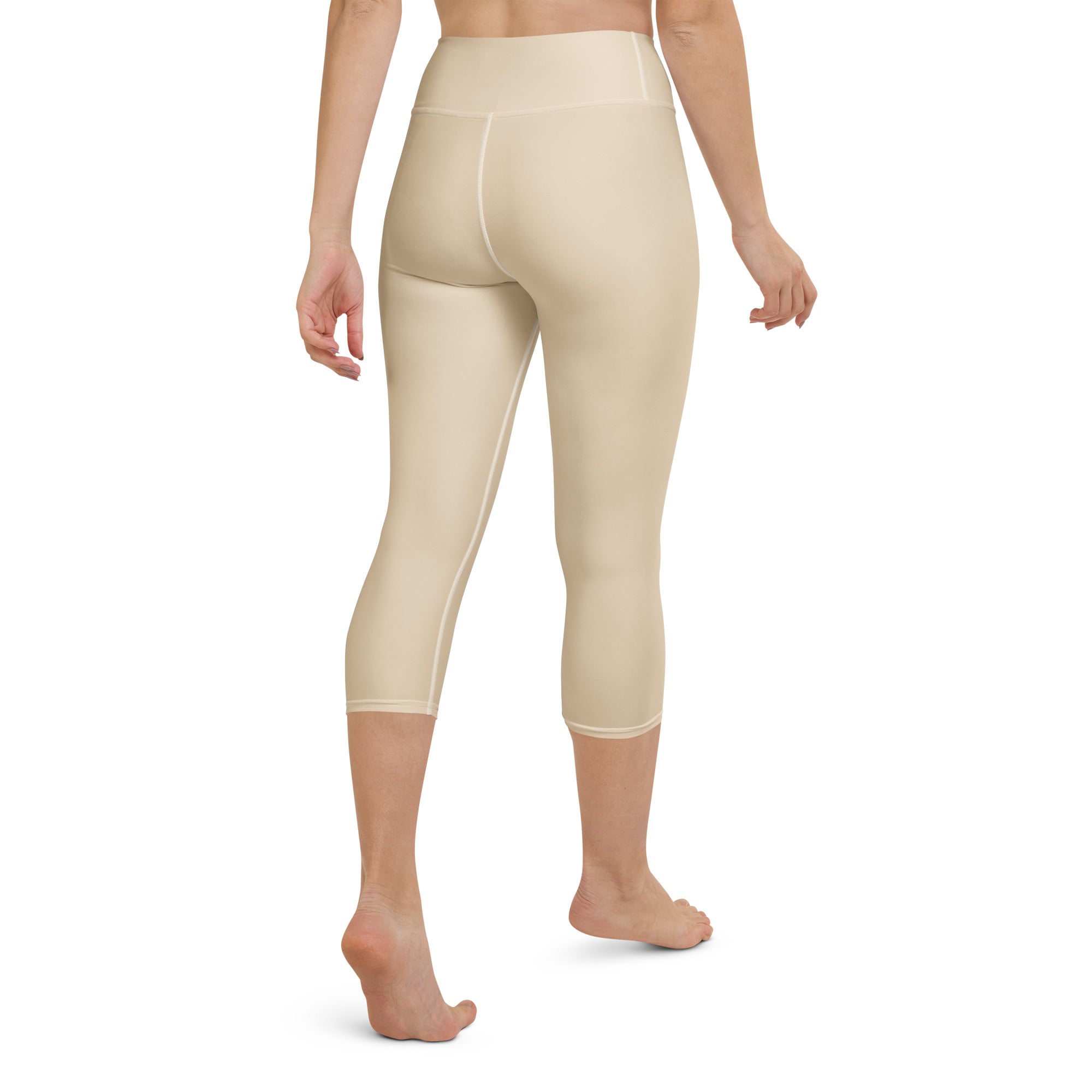 PHUNKYN Yoga Capri Leggings (Champagne) | Leggings Leggings from PHUNKYN