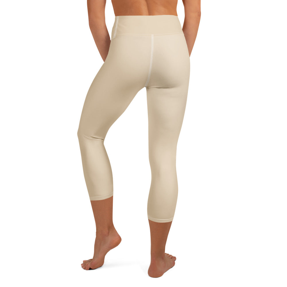 PHUNKYN Yoga Capri Leggings (Champagne) | Leggings Leggings from PHUNKYN