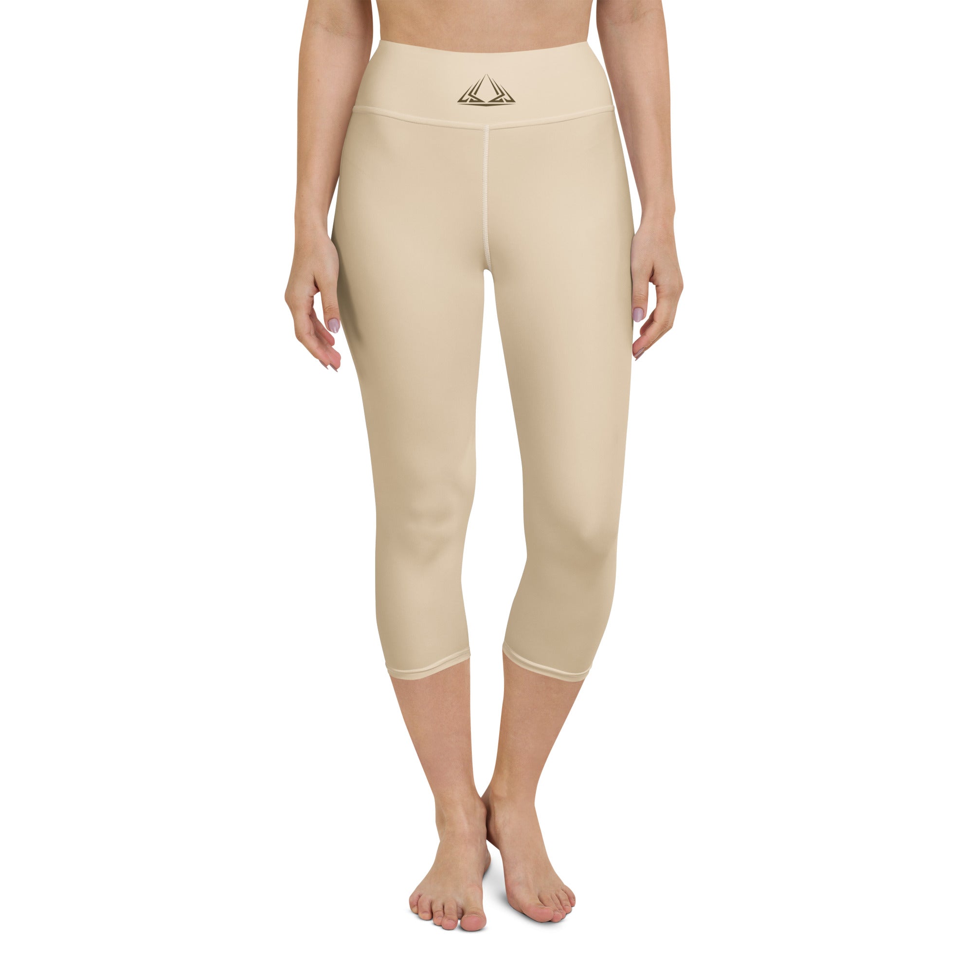 PHUNKYN Yoga Capri Leggings (Champagne) | Leggings Leggings from PHUNKYN