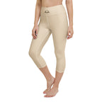 PHUNKYN Yoga Capri Leggings (Champagne) | Leggings Leggings from PHUNKYN