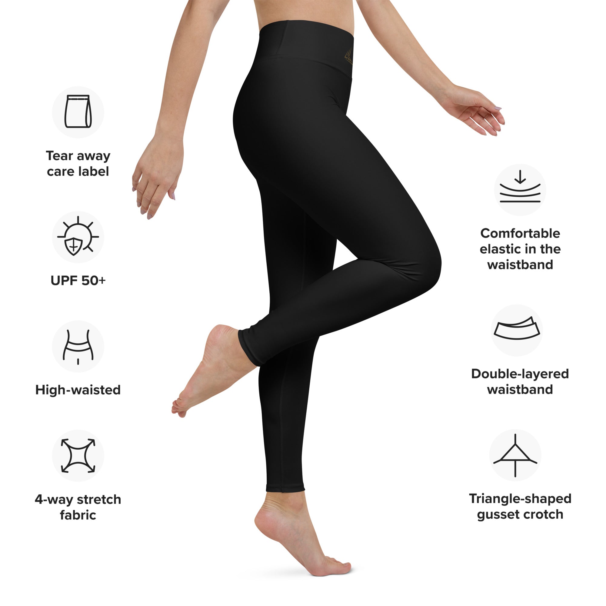 PHUNKYN Active Leggings (Black) | Leggings Leggings from PHUNKYN
