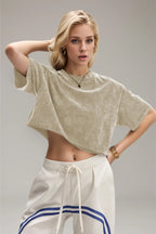 Basic Bae Round Neck Dropped Shoulder Short Sleeve T-Shirt | T-Shirts T-Shirt from PHUNKYN