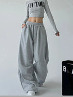 Oversized Wide Leg Drawstring Pants | Trousers Oversized Wide Leg Pants from PHUNKYN